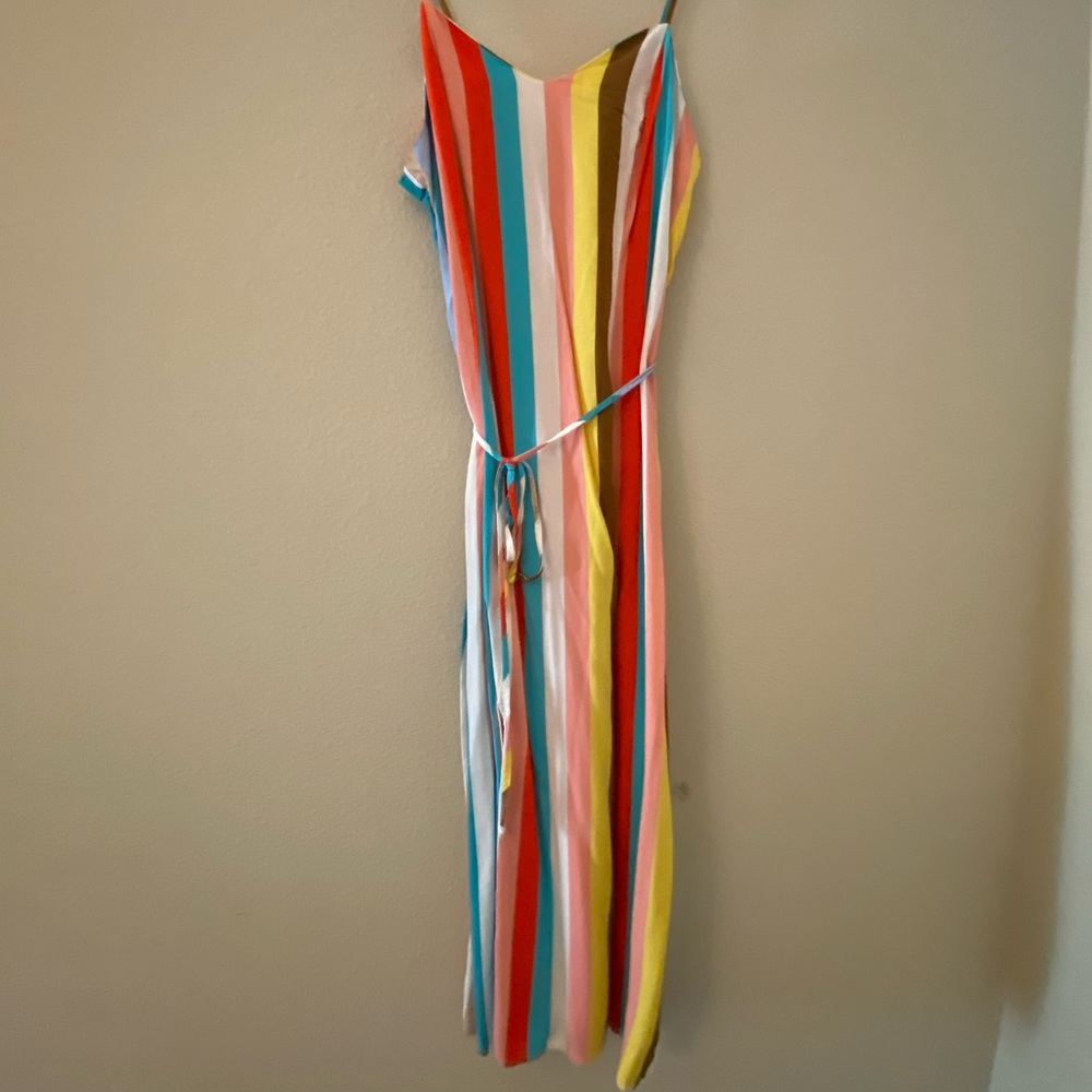 Xhilaration Multicolor stripe maxi dress